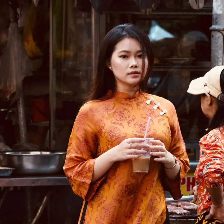 Trà đào cam sả